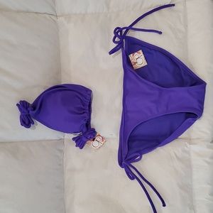 OP purple bikini 👙